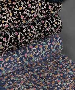 پارچه مخمل سوزندوزی هندی 1153