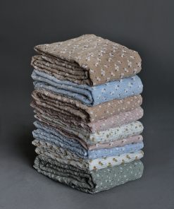 پارچه لینن گل گچی 1269